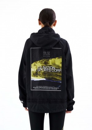 Black P.E Nation Bermuda Jacket | TKVGDAZ-75