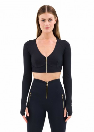 Black P.E Nation Phoenix Ls Top | IMOSBKX-59