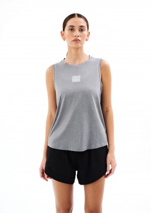 Grey Marle P.E Nation Crossover Marle Air Form Tank | QHVNOKS-51