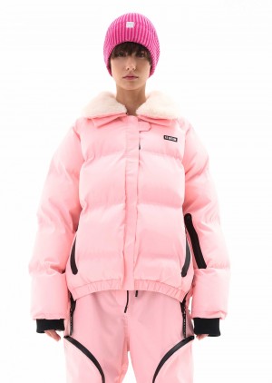 Pastel Pink P.E Nation Saroma Snow Jacket | WTAECPG-50