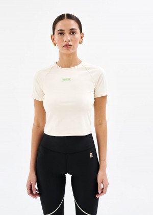 Pearled Ivory P.E Nation Neptune Tee | CJZXOIT-90