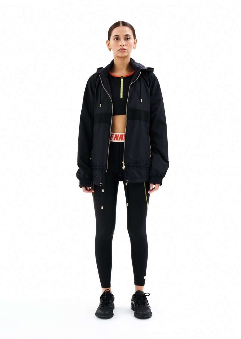 Black P.E Nation Bermuda Jacket | TKVGDAZ-75