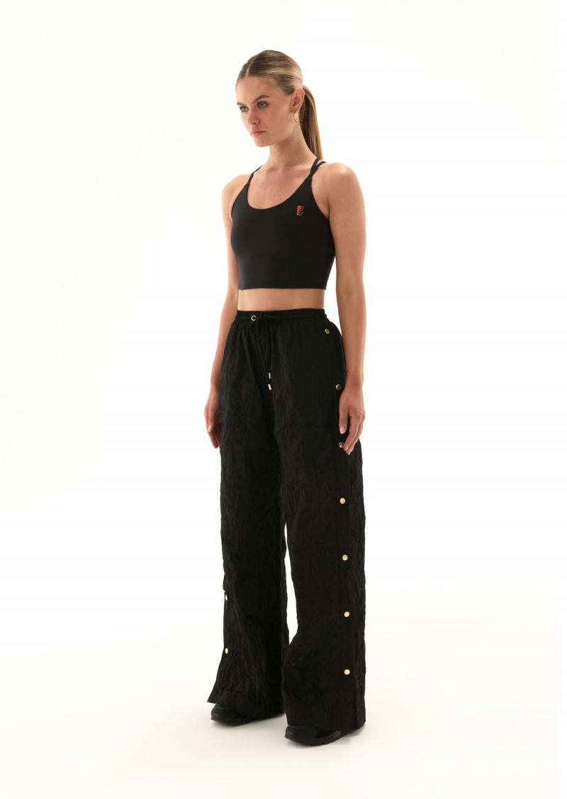 Black P.E Nation Block Assist Sports Bra | FSIKTMA-91