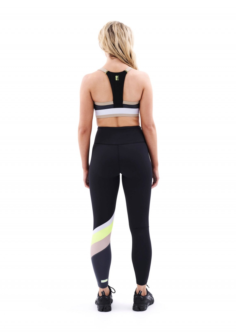 Black P.E Nation Check Mark Legging | XUTQSRW-86