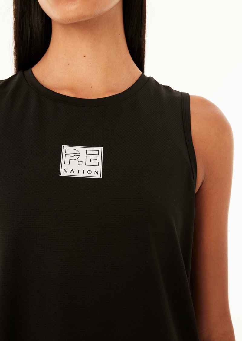 Black P.E Nation Crossover Air Form Tank | SGPMNBD-71