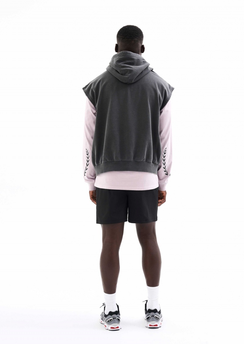 Black P.E Nation Downtown Vest | IOGYPBD-34