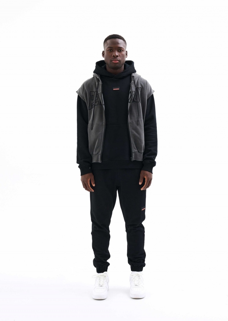 Black P.E Nation Downtown Vest | IOGYPBD-34