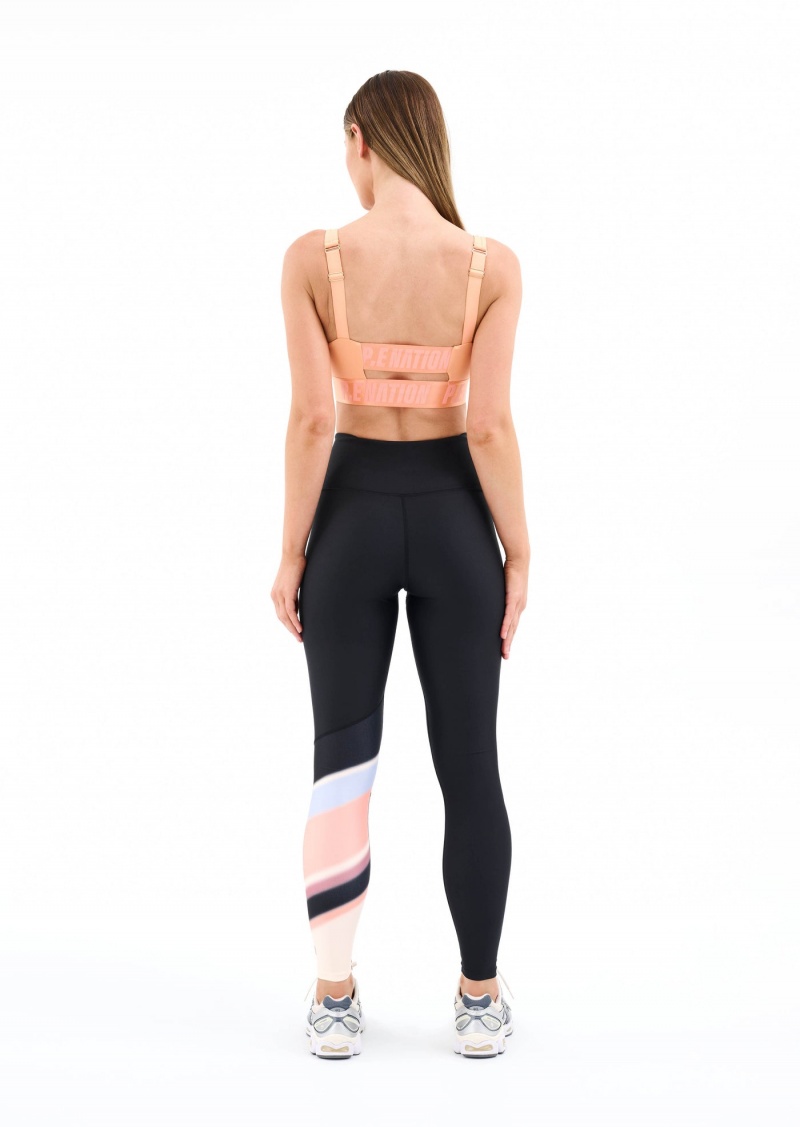 Black P.E Nation Flex Legging | HYTORWM-08