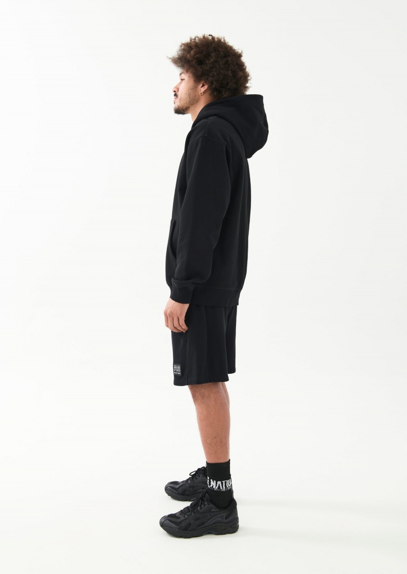 Black P.E Nation Fortitude Hoodie | IYNDHWA-01