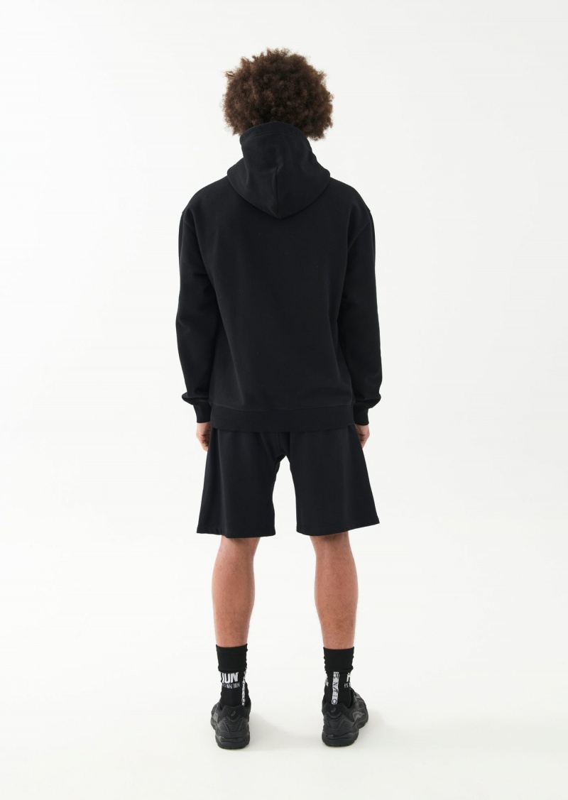 Black P.E Nation Fortitude Hoodie | IYNDHWA-01