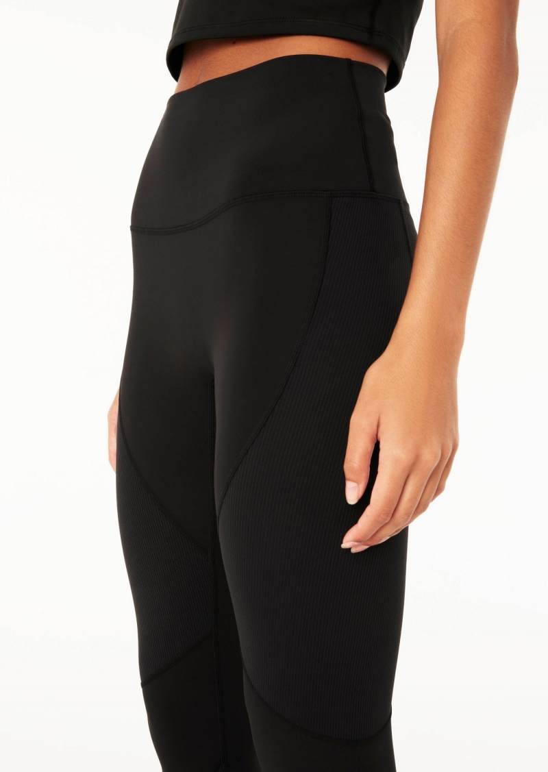Black P.E Nation Free Play Legging | QVIYRLZ-70