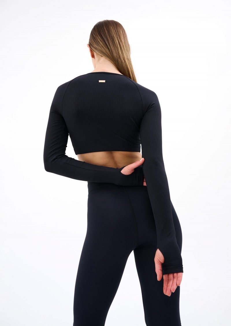 Black P.E Nation Phoenix Ls Top | IMOSBKX-59