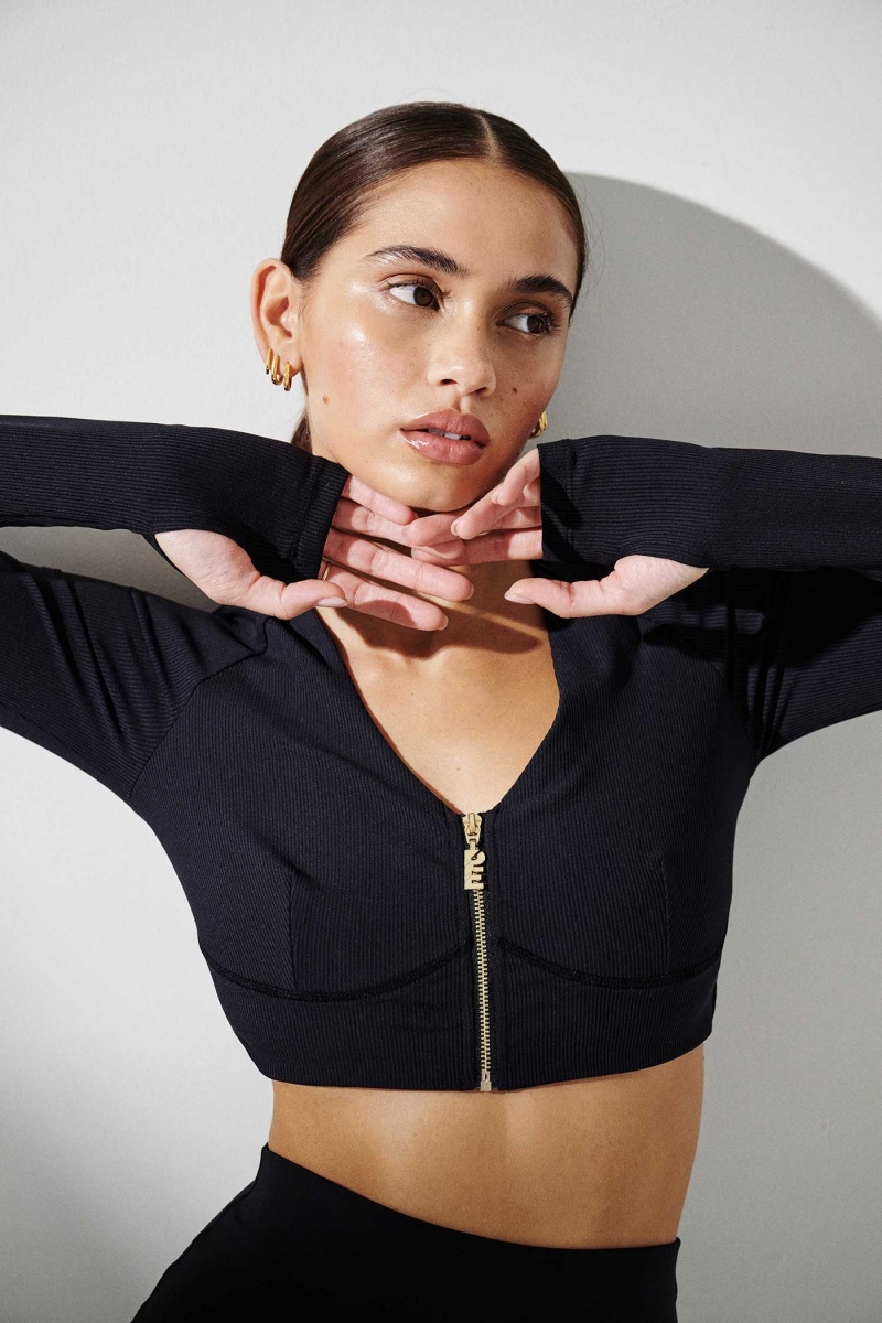 Black P.E Nation Phoenix Ls Top | IMOSBKX-59