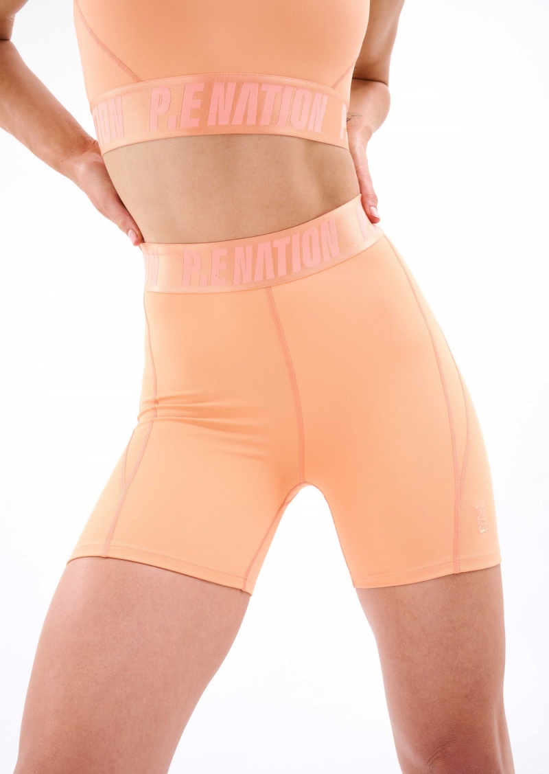 Cantaloupe P.E Nation Backcheck Bike Short | WEZYOGN-12