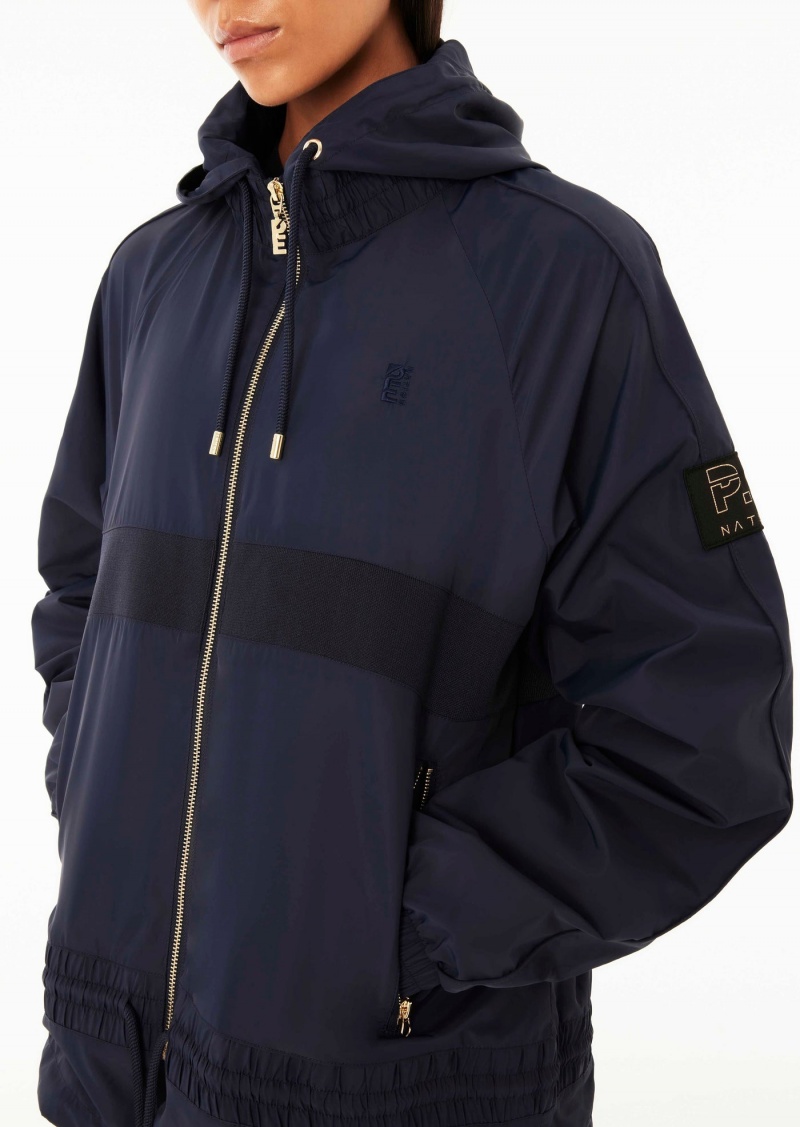 Dark Navy P.E Nation Man Down Jacket | FEOVGYL-57