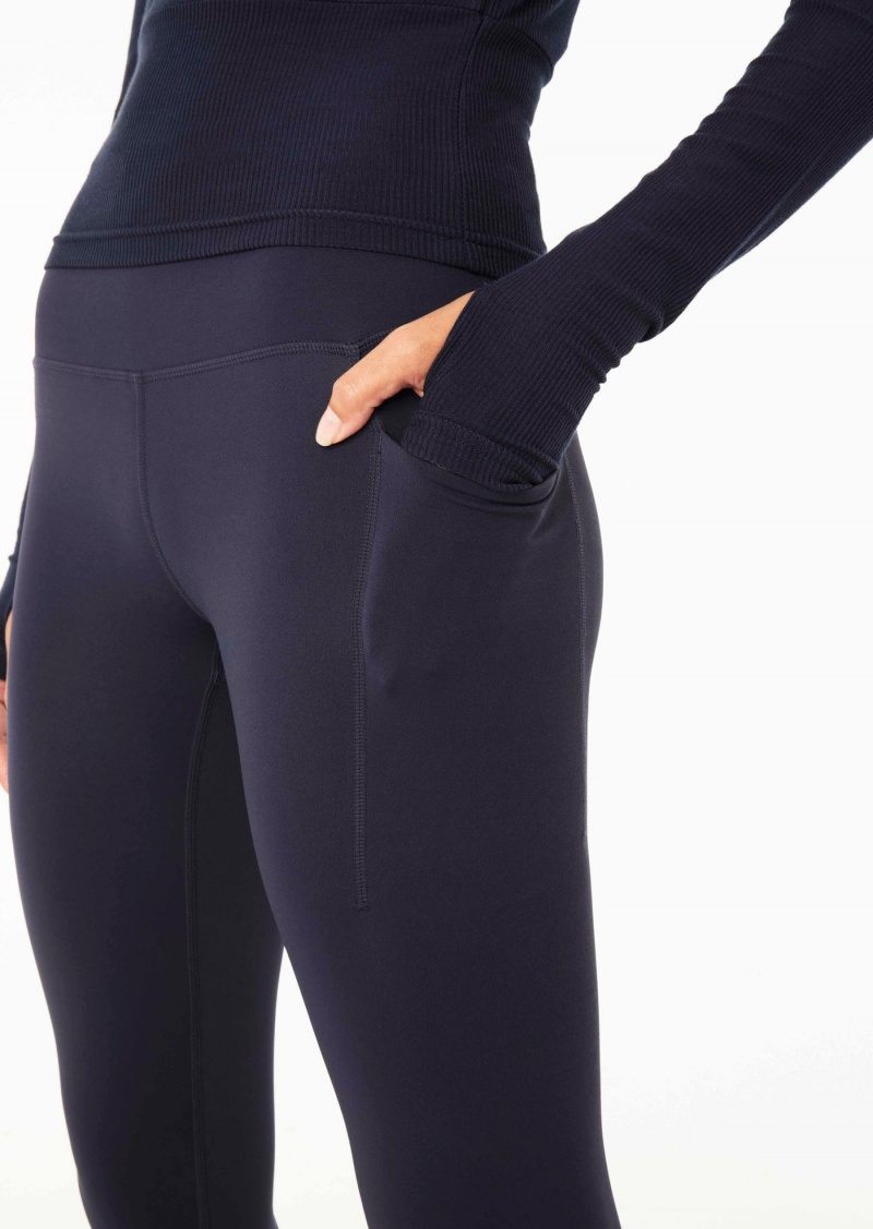 Dark Navy P.E Nation Recalibrate Legging | VMDKRUW-30