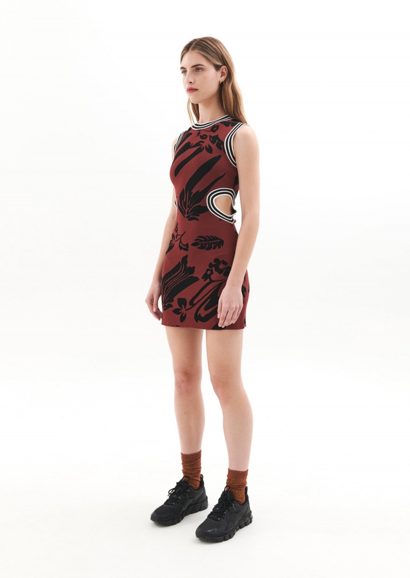 Floral Print P.E Nation Reconnect Knit Dress | FRWVTDQ-74