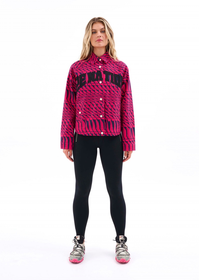 Geometric Print P.E Nation Empire Jacket | WRUOCLD-12