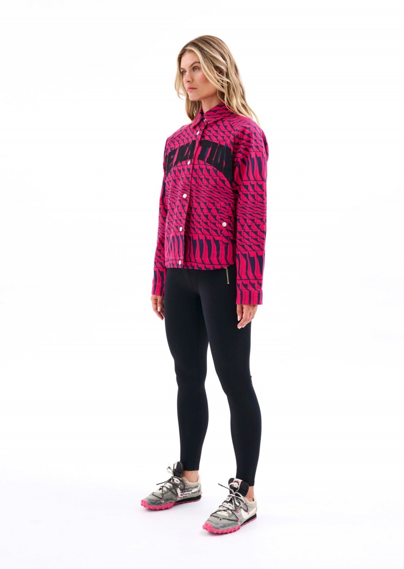 Geometric Print P.E Nation Empire Jacket | WRUOCLD-12