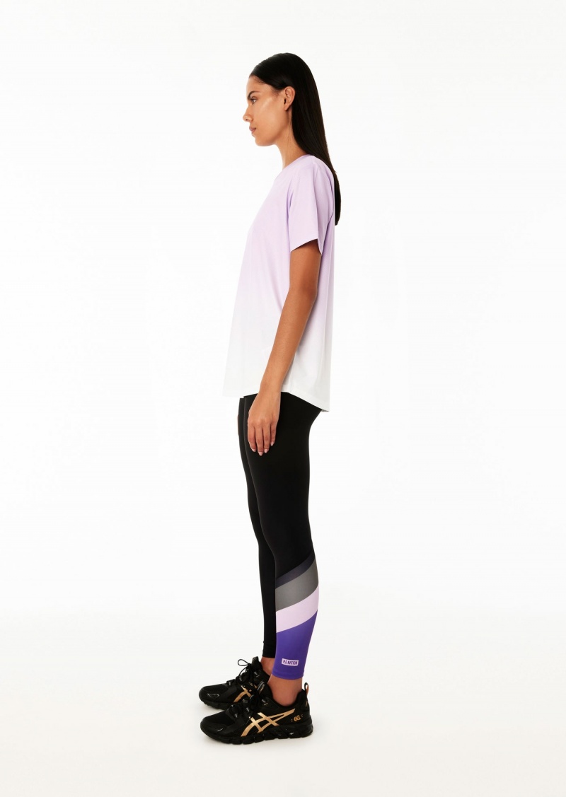 Gradient Print P.E Nation Double Track Air Form Ss Tee | QAOUPLS-29