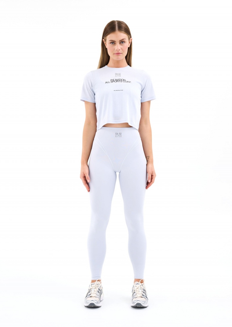 Grey Dawn P.E Nation Parallel Tee | NHMPGKW-68