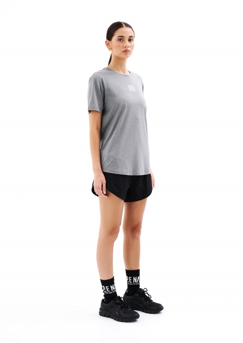 Grey Marle P.E Nation Crossover Marle Air Form Tee | KJRMADX-12