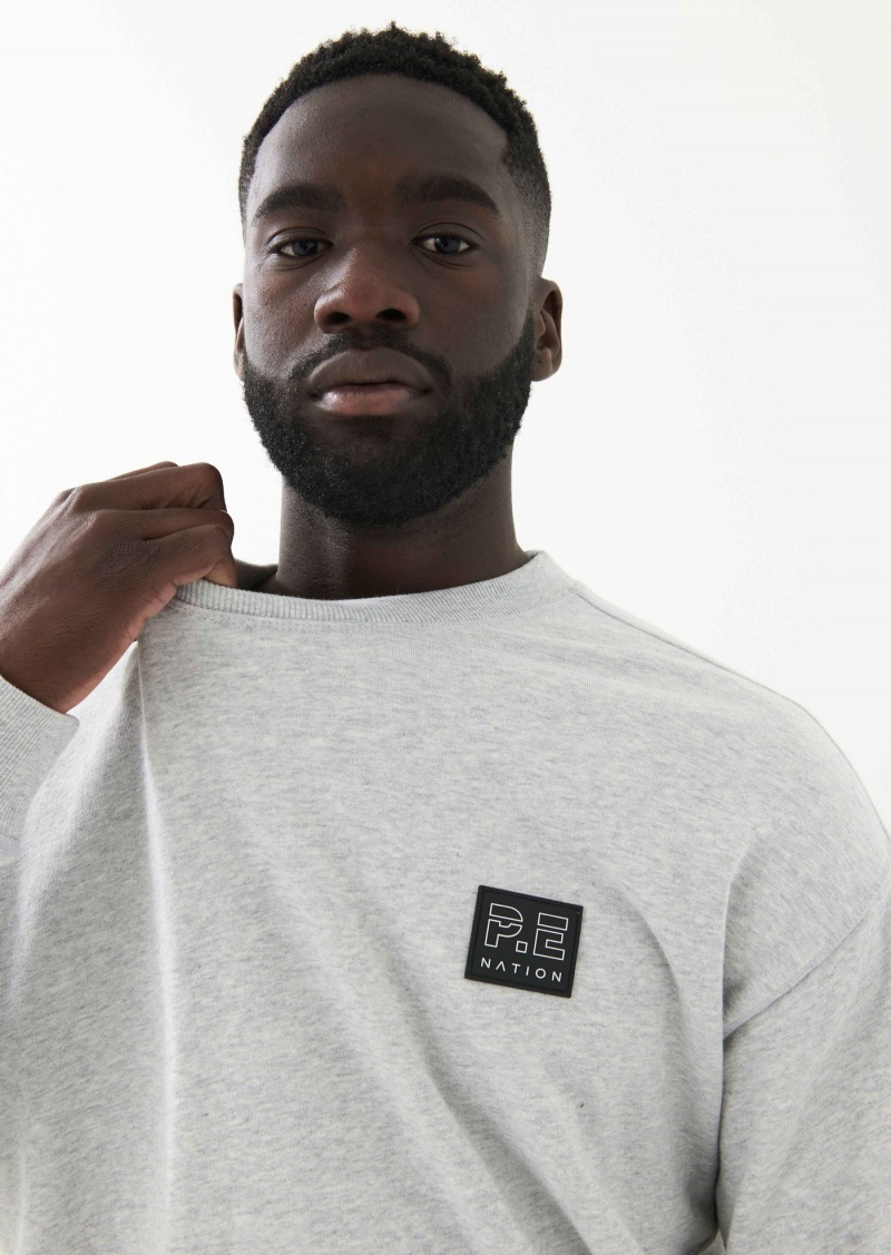 Grey P.E Nation Fortitude Sweat | KBCITYJ-36