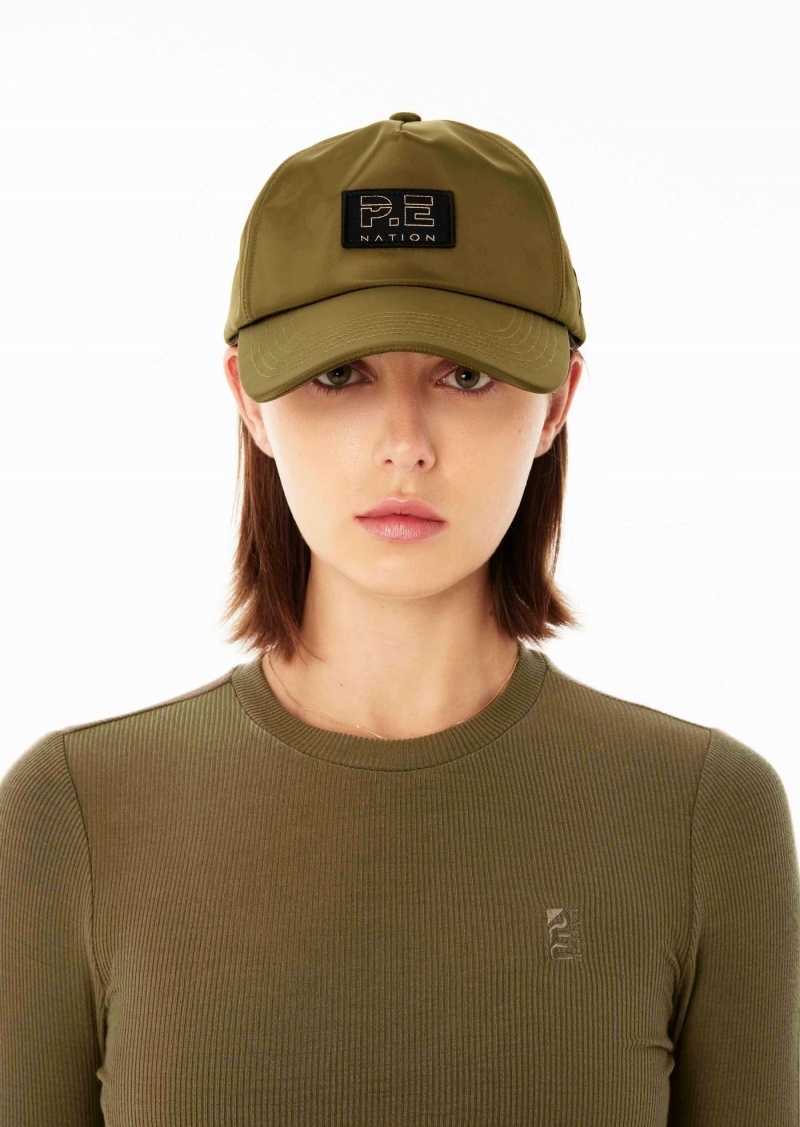 Khaki P.E Nation A Frame Cap | QPELOXC-31
