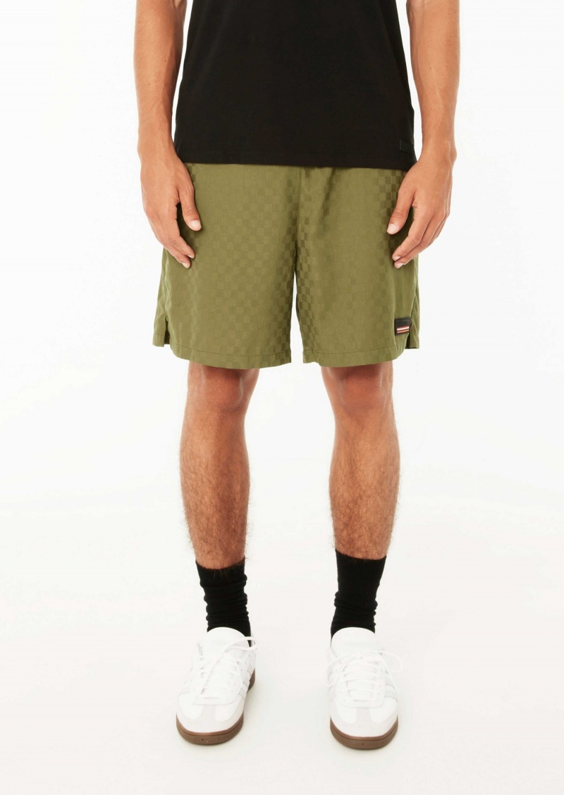 Khaki P.E Nation West Division Short | FLEVITA-87