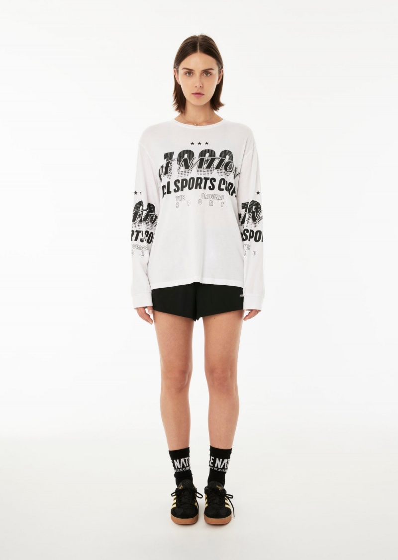 Optic White P.E Nation Contender Ls Tee | EFWGUKD-48