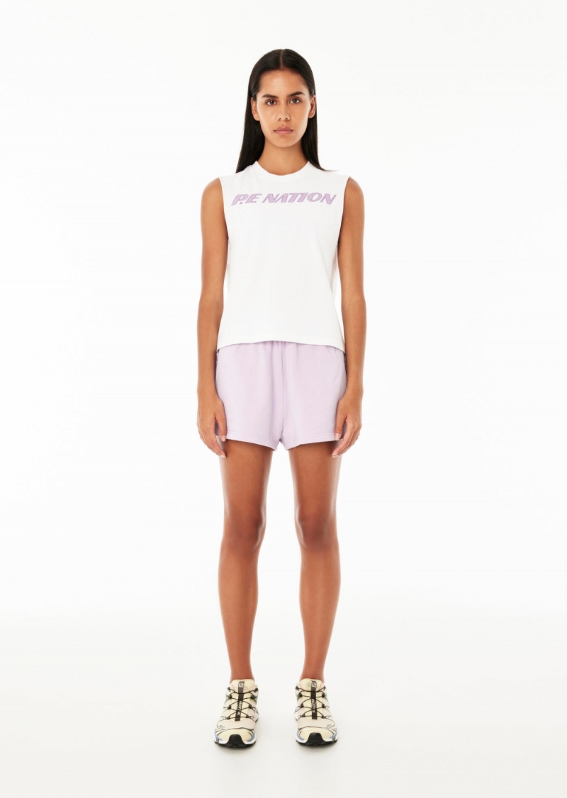 Optic White P.E Nation Double Jump Tank | YRINDBA-45