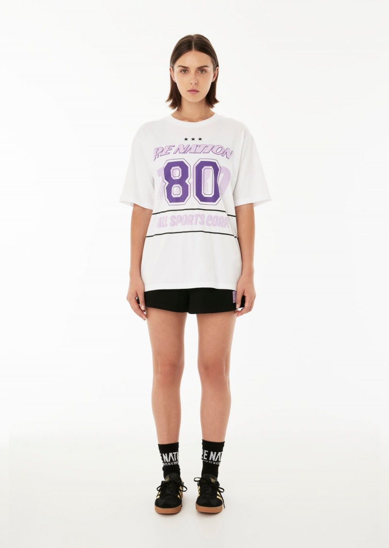 Optic White P.E Nation Improvise Tee | HJZUAME-81