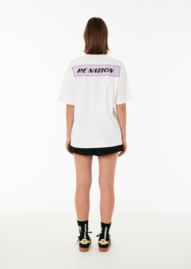 Optic White P.E Nation Improvise Tee | HJZUAME-81