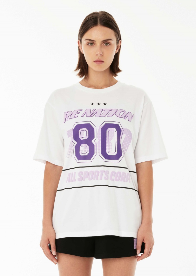 Optic White P.E Nation Improvise Tee | HJZUAME-81