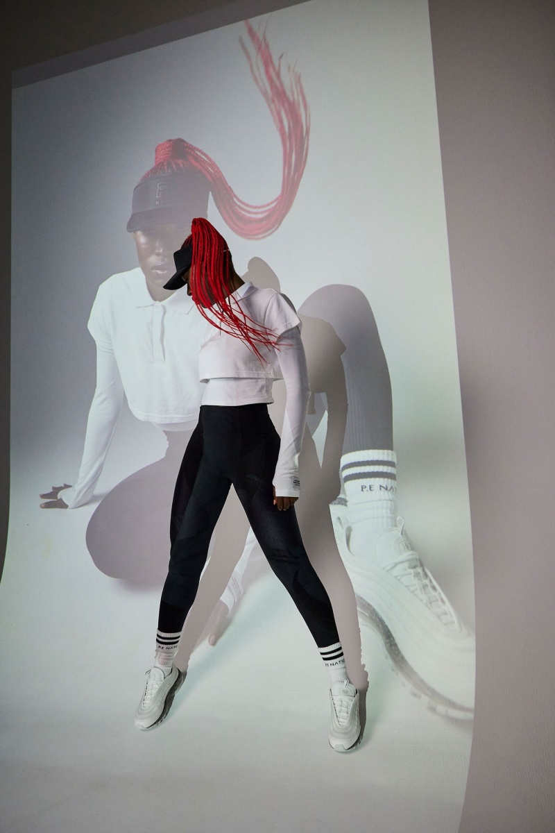 Optic White P.E Nation Volley Ls Tee | WGEHADB-24