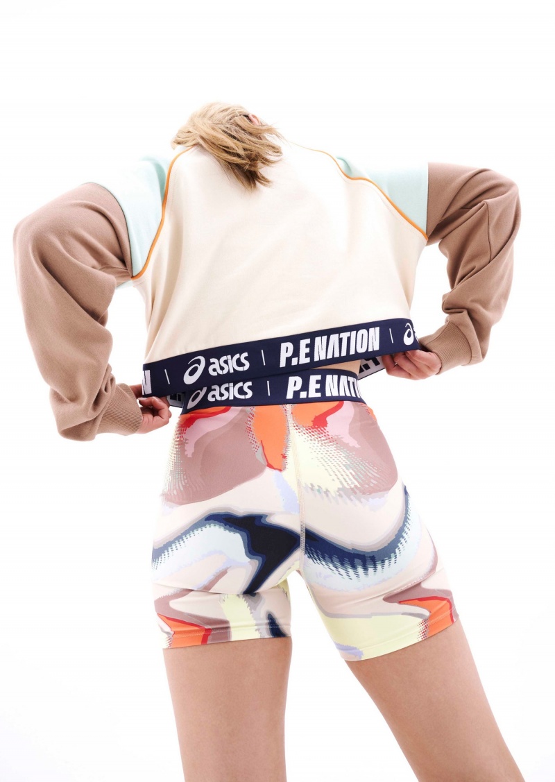 Pearled Ivory P.E Nation Kenko Sweat | BTQOFCG-98
