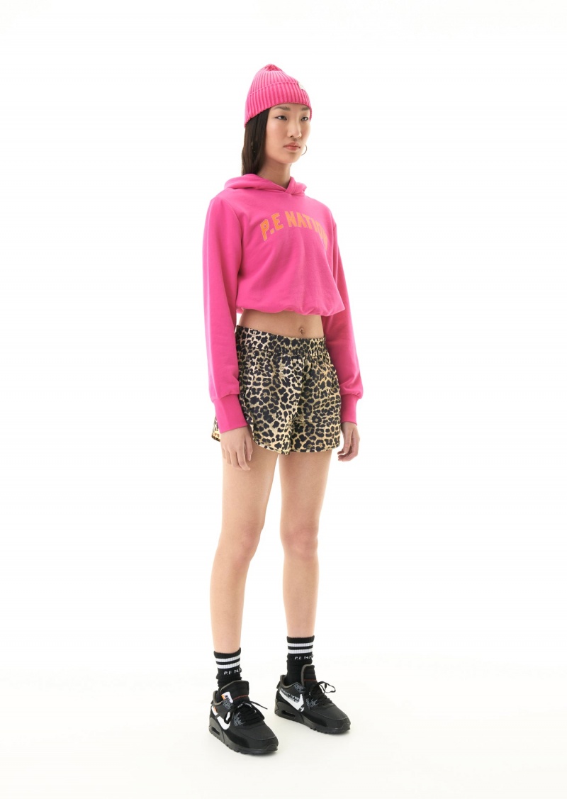 Pink Glo P.E Nation Defending Zone Hoodie | BDVXGFL-24