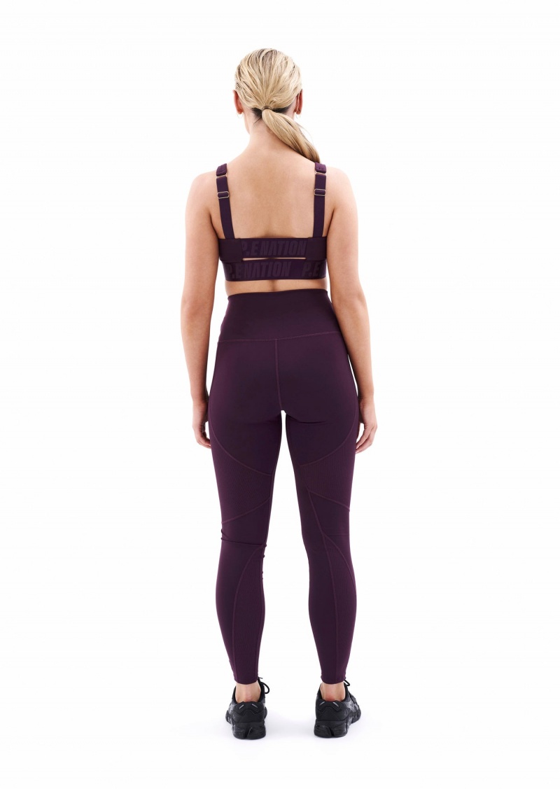 Potent Purple P.E Nation Free Play Legging | NBDRPWX-21